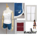 New! Danganronpa Dangan-Ronpa Aoi Asahina Cosplay Costume